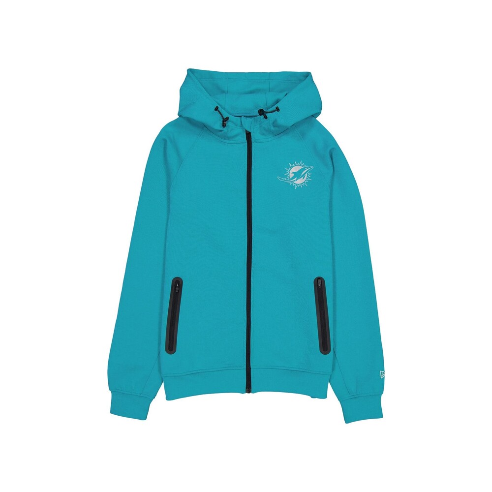 New Era Miami Dolphins Active Full-Zip Hoodie - Size XL